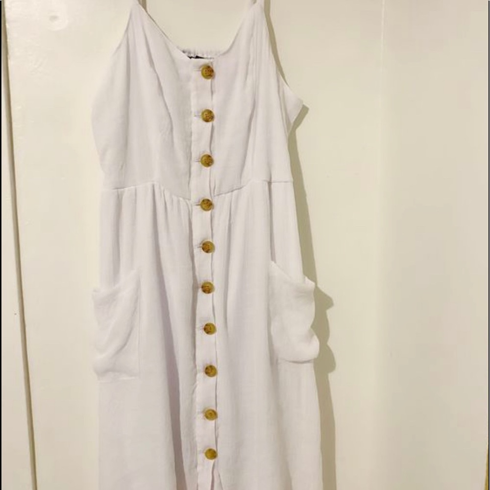 White dress bohemian style